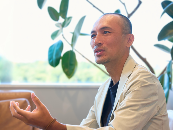 育休を取得した当時のことを語るサニーサイドアップ 清水