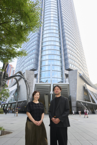森ビル株式会社 秋葉さまとサニーサイドアップ 岩崎の集合写真