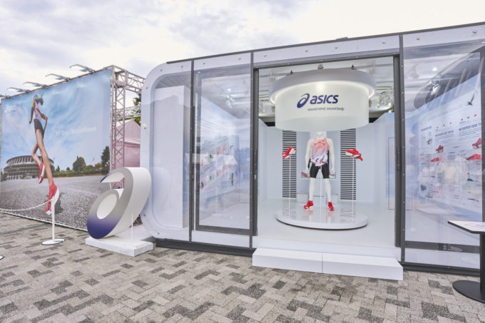 東京2025世界陸上の競技会場・国立競技場の外構部で開催された「ASICS METASPEED EXPERIENCE」の様子