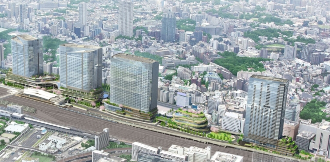 高輪ゲートウェイシティの外観