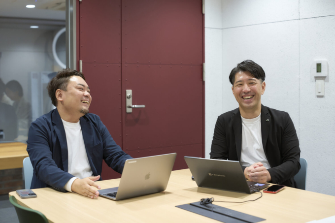 JR東日本の出川智之さんと、PRパートナーのサニーサイドアップ 増子