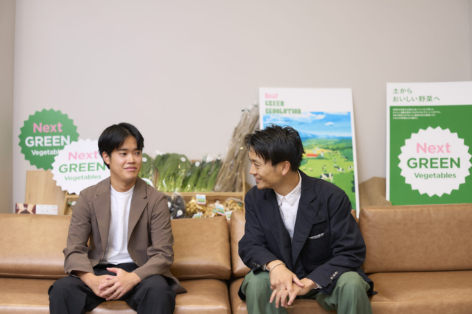 株式会社BG COO 久保田龍星さんとサニーサイドアップ 1局 リーダー 俊成和東