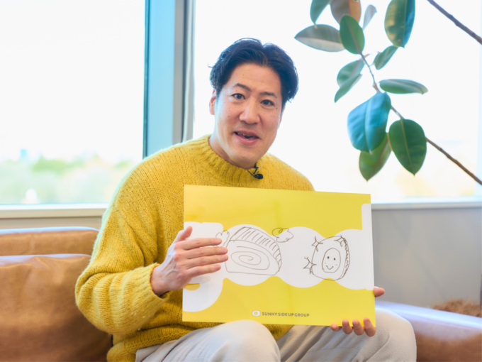 サニーサイドアップグループを卵料理に例えるビルコム代表取締役兼CEOの太田滋氏