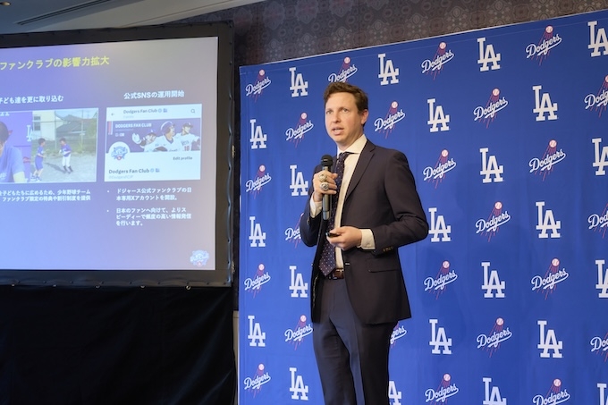 ロサンゼルス・ドジャース ビジネス戦略＆アナリティクス担当 バイス・プレジデントの マイケル・スペトナー氏