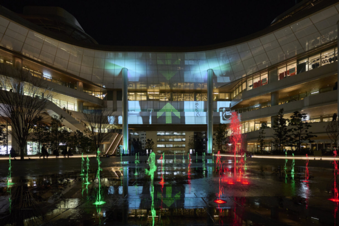 高輪エリアの環境音や映像をベースに作られたオリジナルのアート作品『The TAKANAWA』