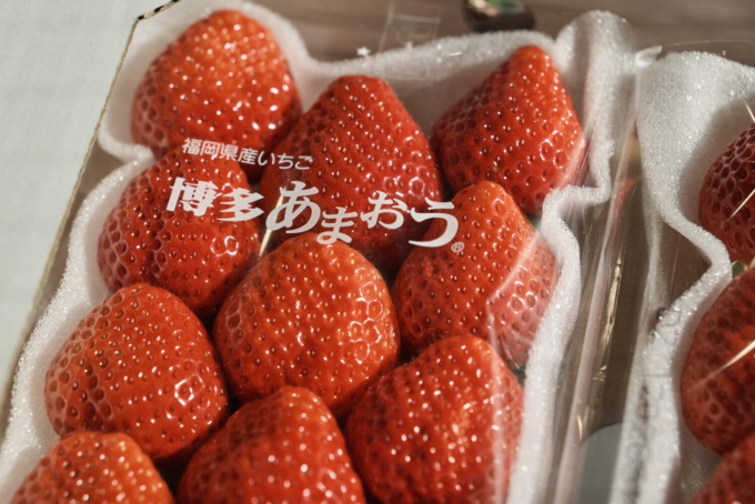 あまおうのパッケージ