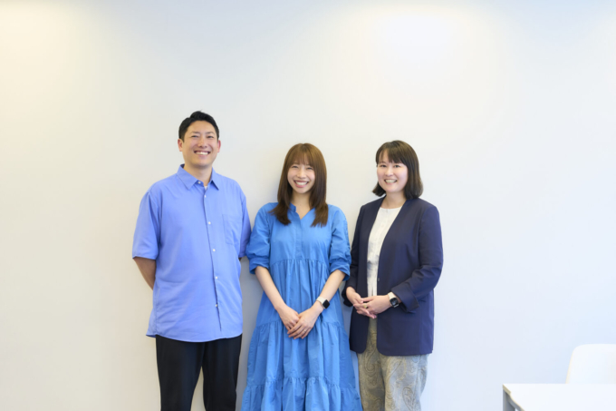 左よりビルコム 浅野、サニーサイドアップ 荒井、ビルコム 和田