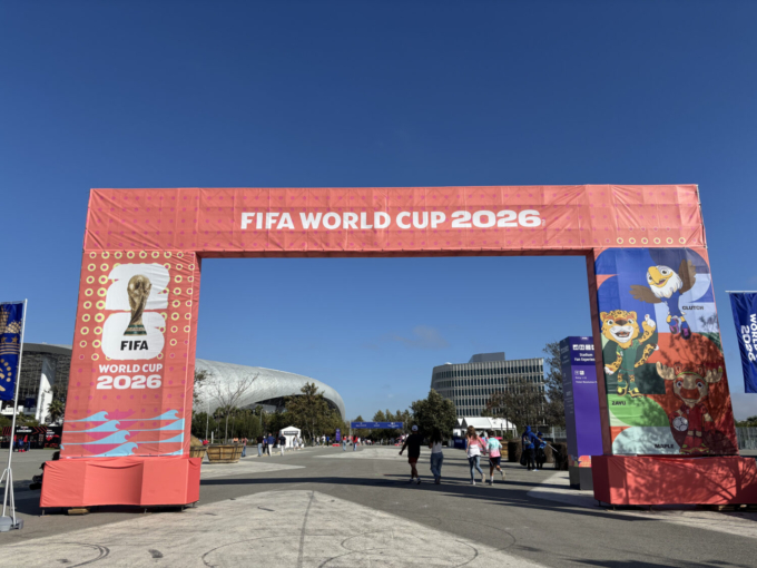ロサンゼルスで行われた、開催国アメリカでのアメリカ代表のW杯の開幕戦の様子。