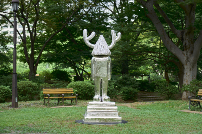 「HUMAN AND NATURE」日比谷公園屋外展示風景