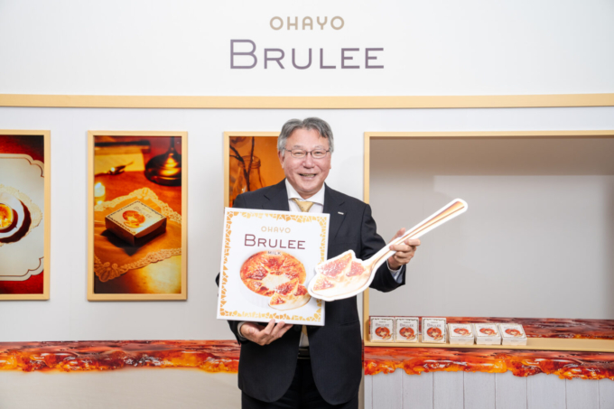 「OHAYO BRULEE MILK」として待望の韓国初上陸に際して明洞で行われたお披露目発表会