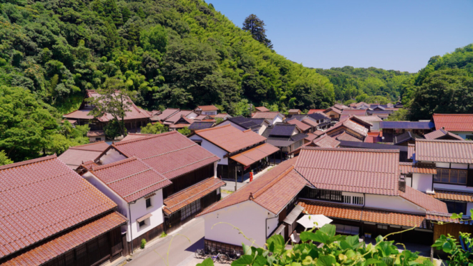 石見銀山の採掘と政治・経済における拠点だった大森町